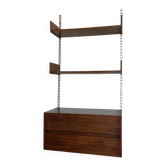 Italian mid-century wall unit with bar