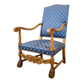 Fauteuil-Trône sculpté, années 1980