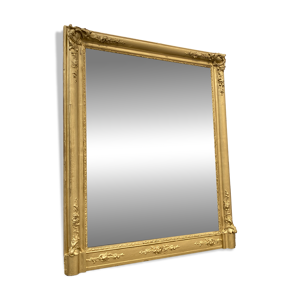 Miroir en bois Stuqué - hauteur
