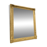 Miroir en Bois Stuqué et Doré, Hauteur 115cm, XIXème Siècle, France