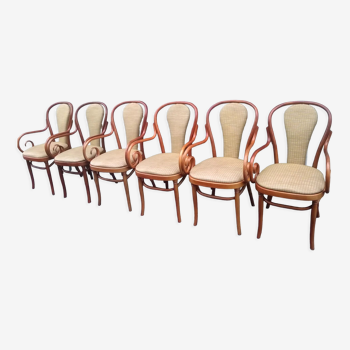 Sets of 6 fmg armchairs