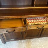 Rustic two-body buffet in oak from the 1960s.