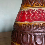 Vase Bay Scheurich Fat Lava West Germany 12 25