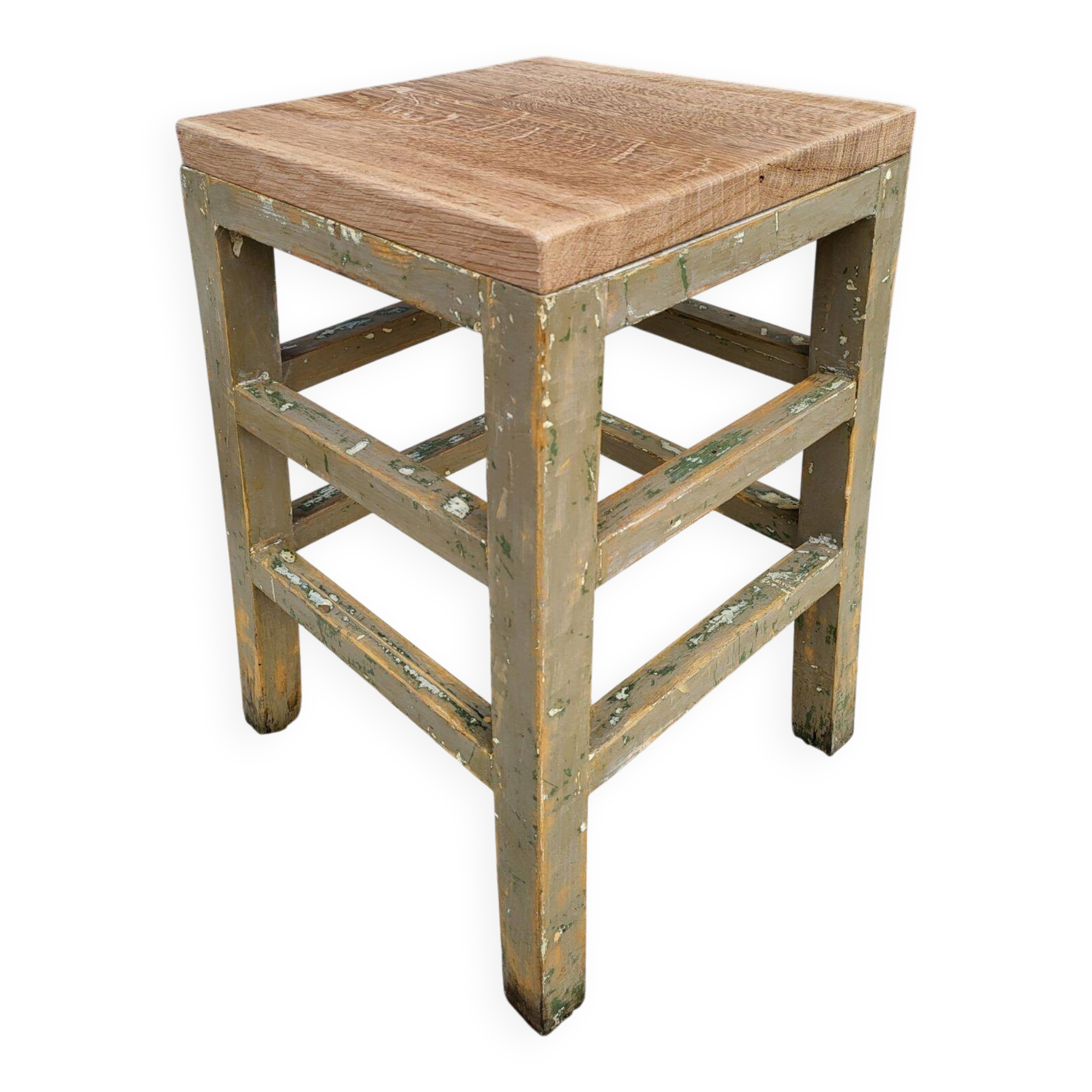 "Mon p'tit kaki" • Tabouret brutaliste 1930