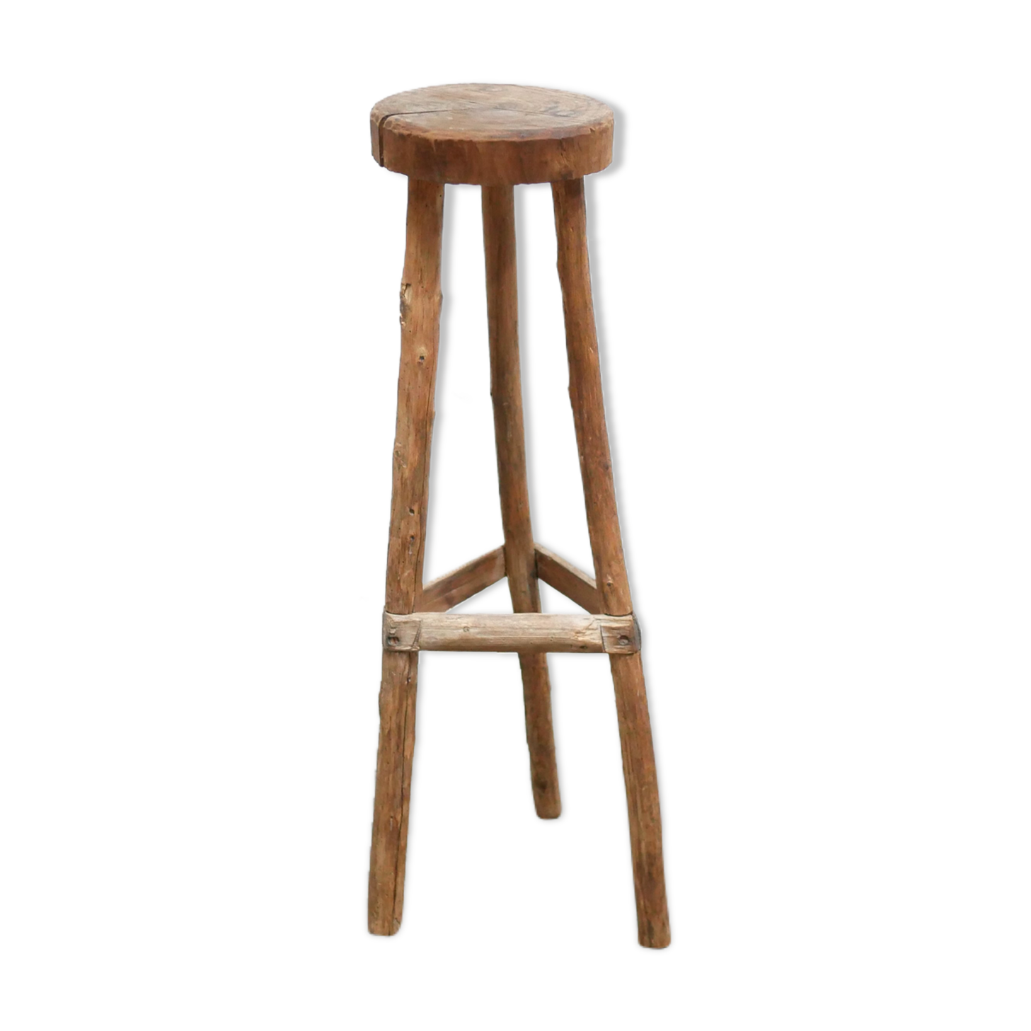 Wooden tripod brutalist harness