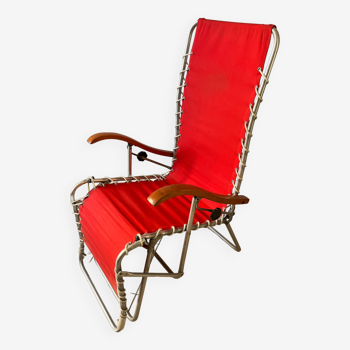 Chaise longue de jardin vintage