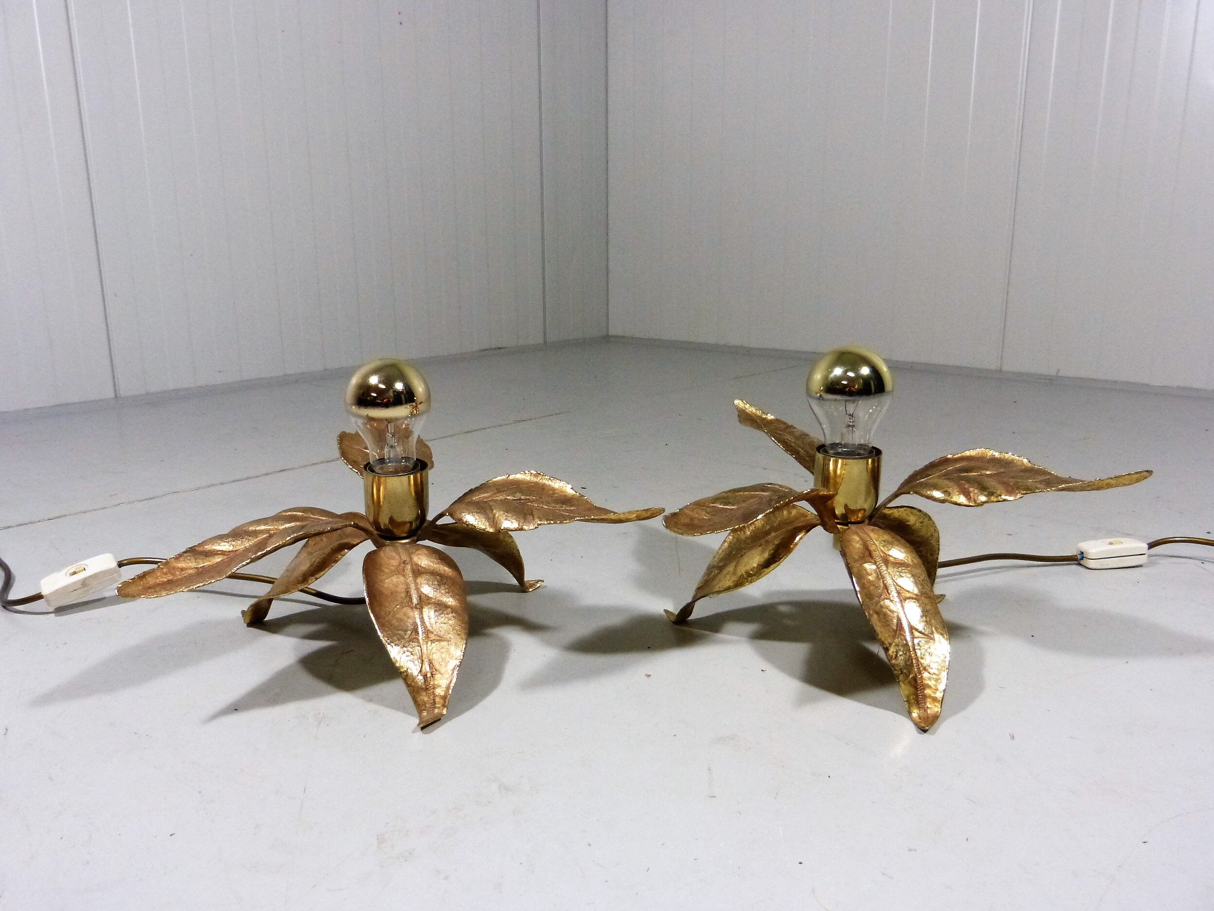 Pair of Willy Daro table lamps for Massive Belgium, 1960’s