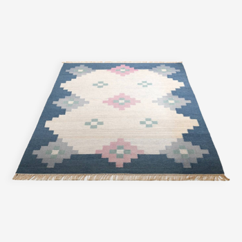 Tapis danois vintage en laine 1960/1970