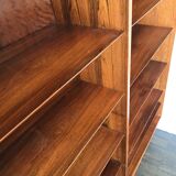 Poul Hundevad scandinavian rosewood bookcase, Denmark 1960s