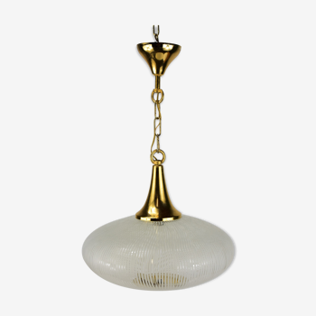 Suspension vintage en verre