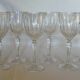 Lot 6 verres cristal d'Arques collection "Constance"