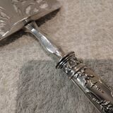 Asparagus server with 950 silver handle, Minerva silversmith Soufflot LXVI