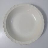 large deep vegetable dish Digoin Sarreguemines cream white