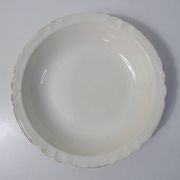 large deep vegetable dish Digoin Sarreguemines cream white