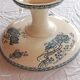 Antique ironstone fruit bowl from Sarreguemines. The Royat model.