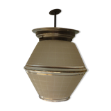 Granite glass globe hanging lamp