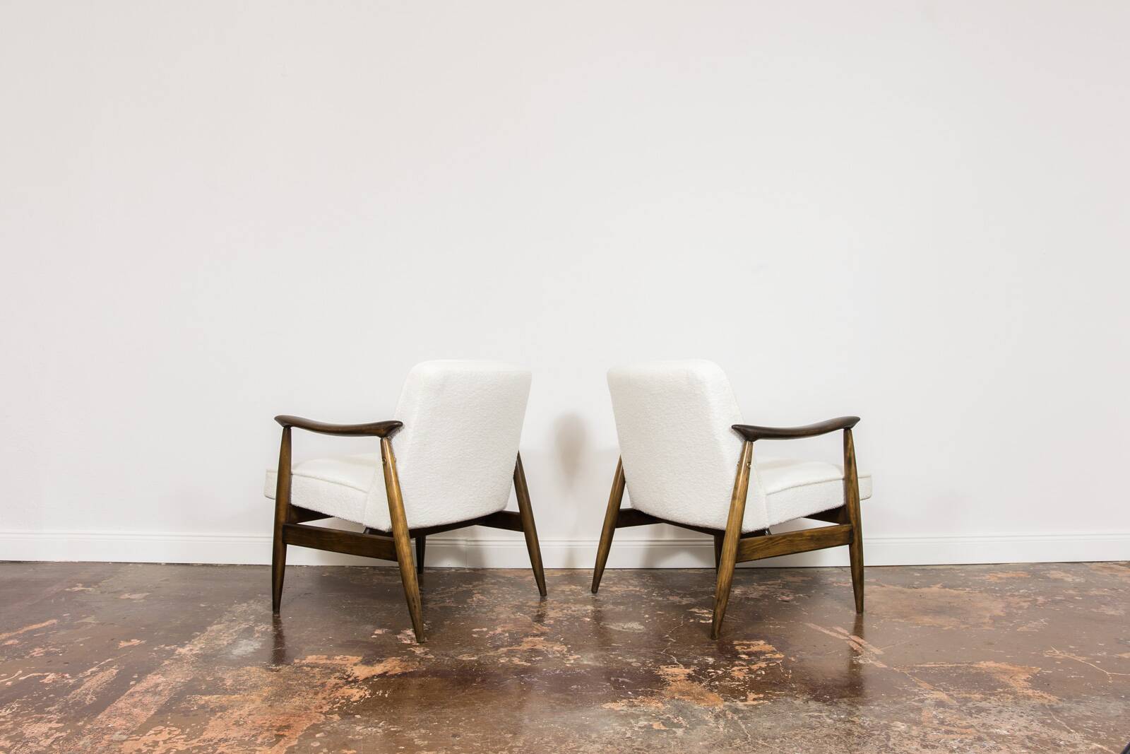 Pair of GFM 87 Armchairs Juliusz Kędziorek for Gościcińskie Furniture Fabryki, 1960s