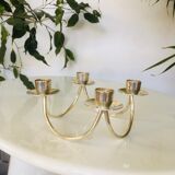 Danish chandelier in silver metal signed