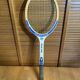 Old Tennis Racket ONE STAR Golden Team Wood Vintage Sport #E213