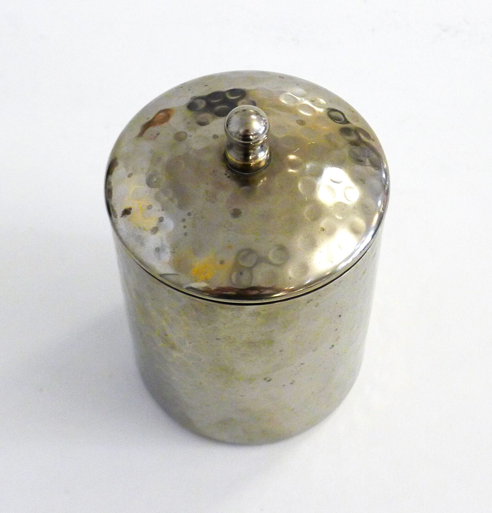 Hammered metal box