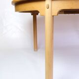 Oval Dining Table Model 140 Made In Oak & Brass By Borge Mogensen From 1950