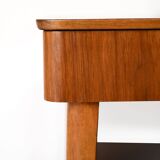 Scandinavian mahogany bedside table