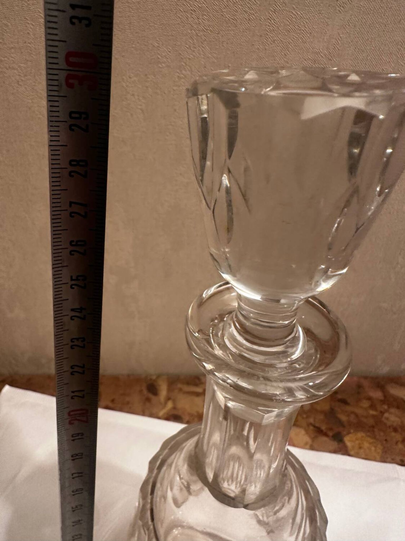 Carafe à Vin Cristal Baccarat Modèle Carcassonne estampillée