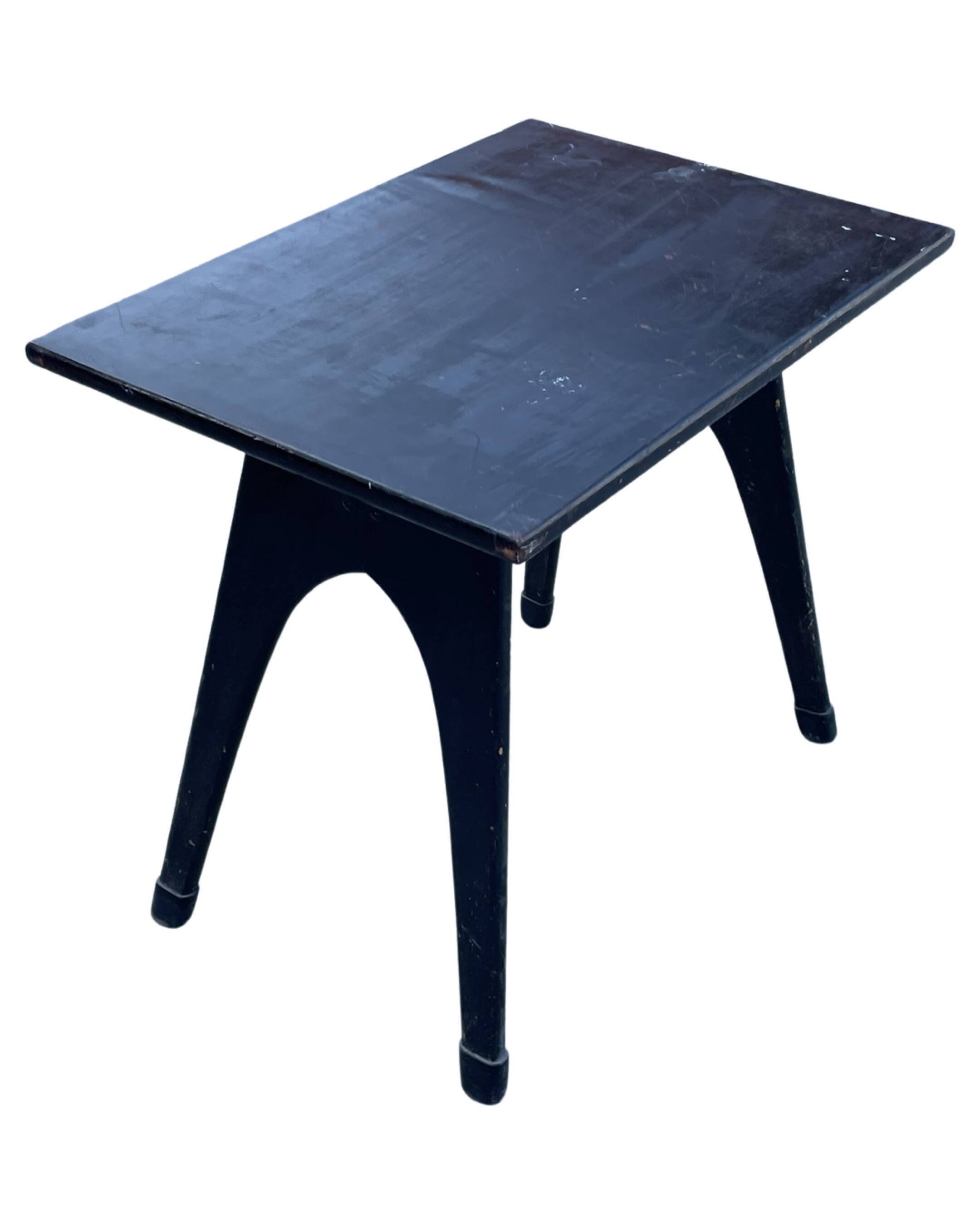 Brutalist table minimalist design 50s