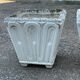 2 pot flower box garden patterned old planter