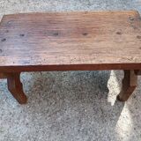 Small vintage footrest bench