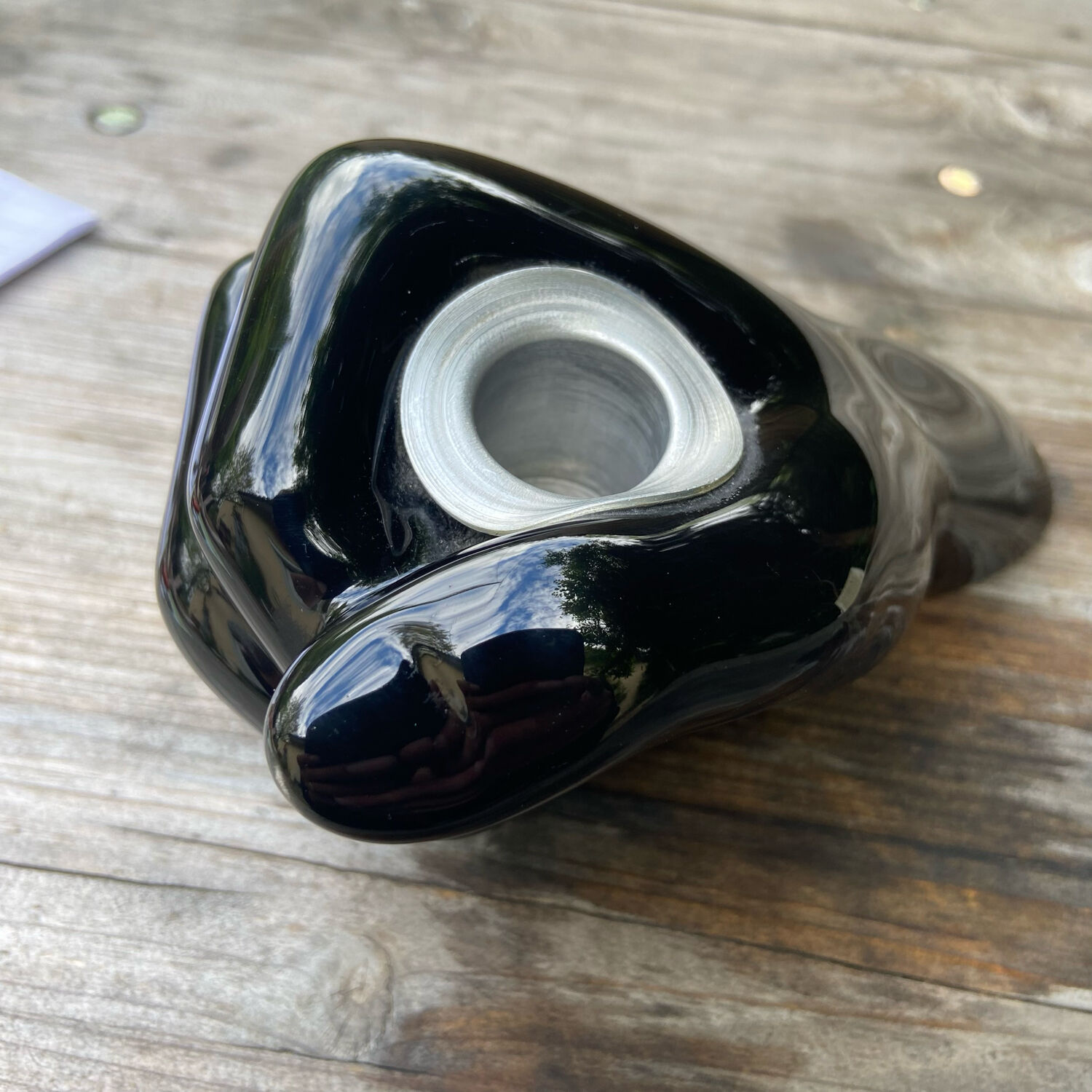 Vintage ceramic candle holder