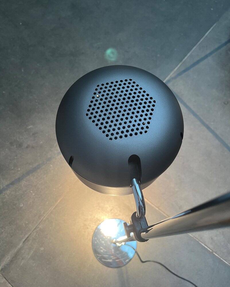 Vintage German floor lamp from the space age by Staff Leuchten, 1970s.