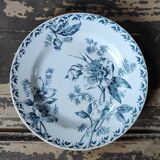 Set of four flat plates in iron earth