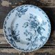 Set of four flat plates in iron earth