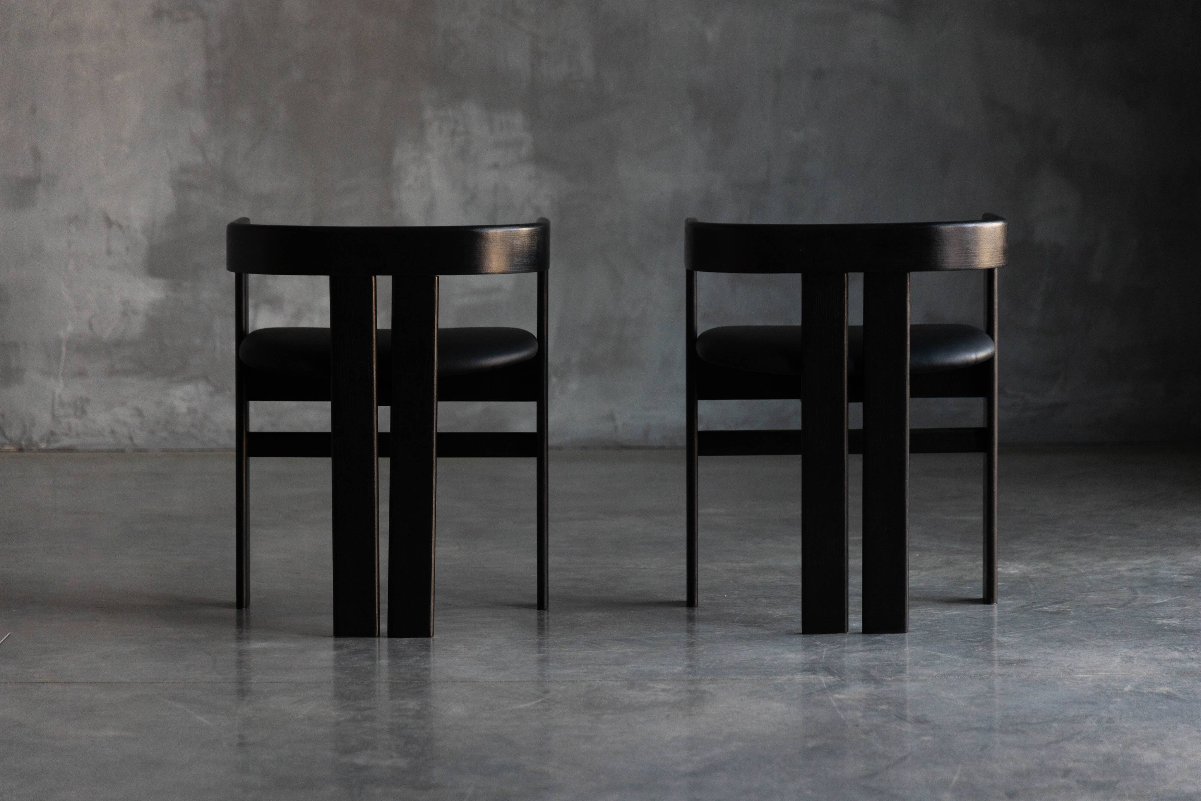 Pigreco chairs by Tobia Scarpa for Tacchini, Italy, 1960s