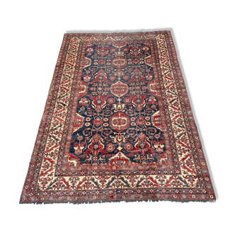 Large vintage rug Chobi Afghan handmade 274x404 cm