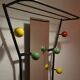 Vestiaire wears coats 6 balls vintage wood 1960s