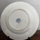 Old flat plate KG Luneville Blue Flowers