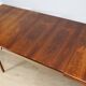 Table de repas scandinave extensible en palissandre, 1960