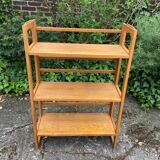 Vintage folding bookseller shelf