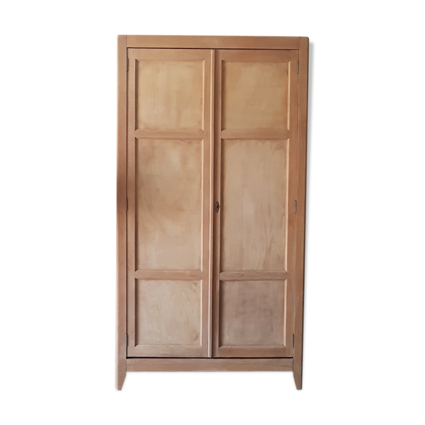 Parisian wardrobe double vintage wooden