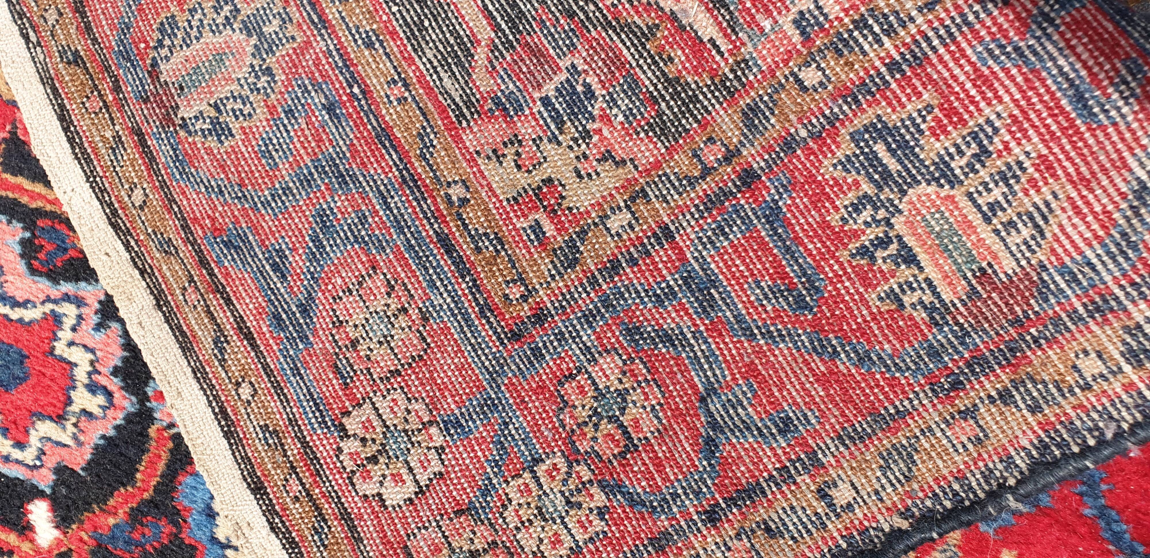 Oriental carpet wool