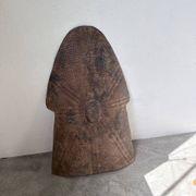 "Glagwa" shield embossed metal Cameroon 20th century