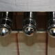 Vintage bathroom lodge mirror