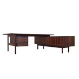 Rosewood desk by Arne Vodder, production Sibast 1960