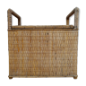 Wicker chest basket