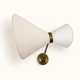 Extendable wall light in the style of Maison Lunel.