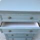 Antique chest of drawers 5 drawers patinated