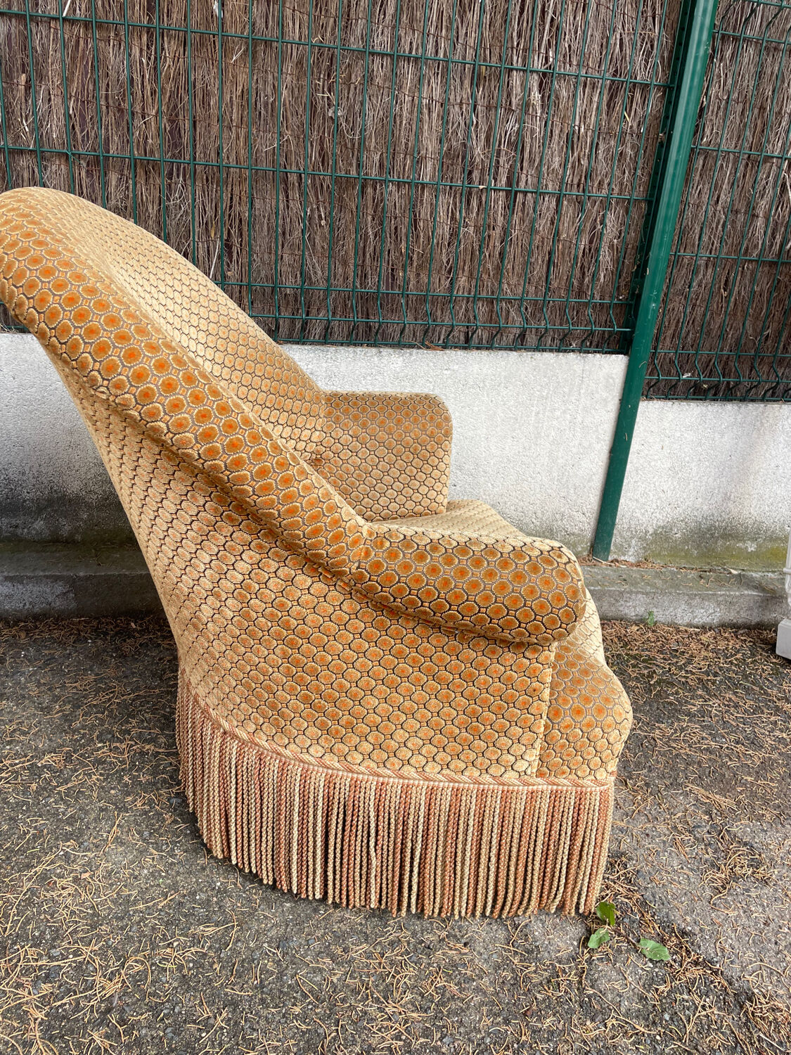 Piary of vintage toad armchairs