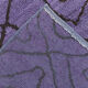 7x9 modern vintage purple  hemp area rug,